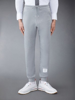 Thom Browne Classic Loopback Stripe Men Sweatpants Grey | UAU40P70955