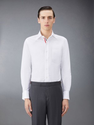 Thom Browne Oxford Men Shirts White | WPC04C16924