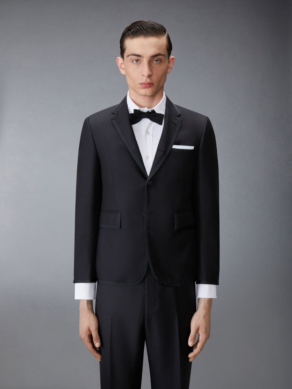 Thom Browne 2PLY MOHAIR CLASSIC TUXEDO Men Coats Black | RDW97M96480