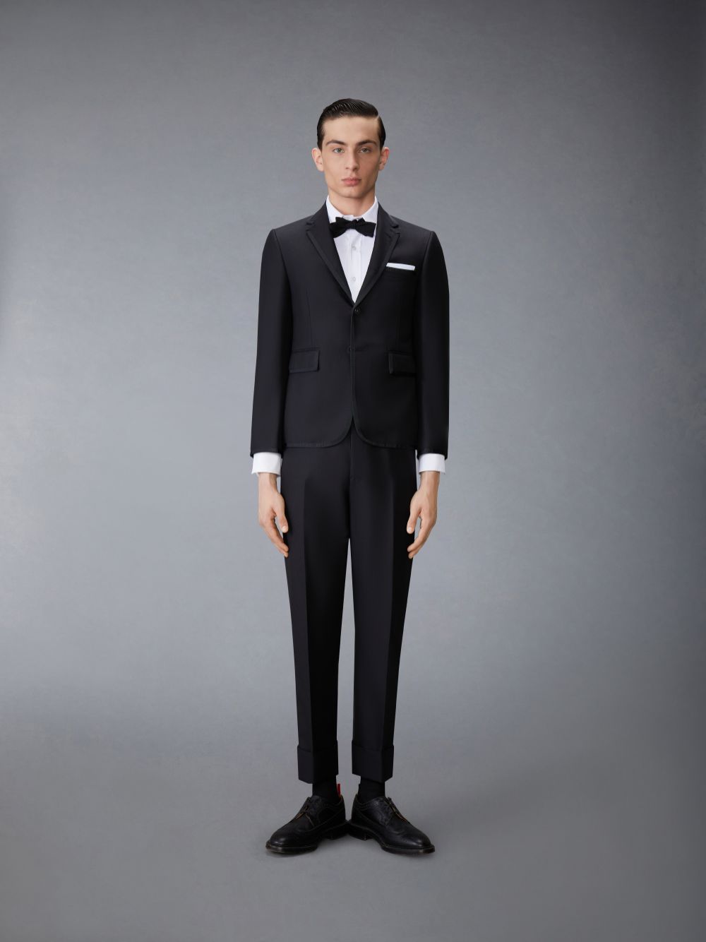 Thom Browne 2PLY MOHAIR CLASSIC TUXEDO Men Coats Black | RDW97M96480