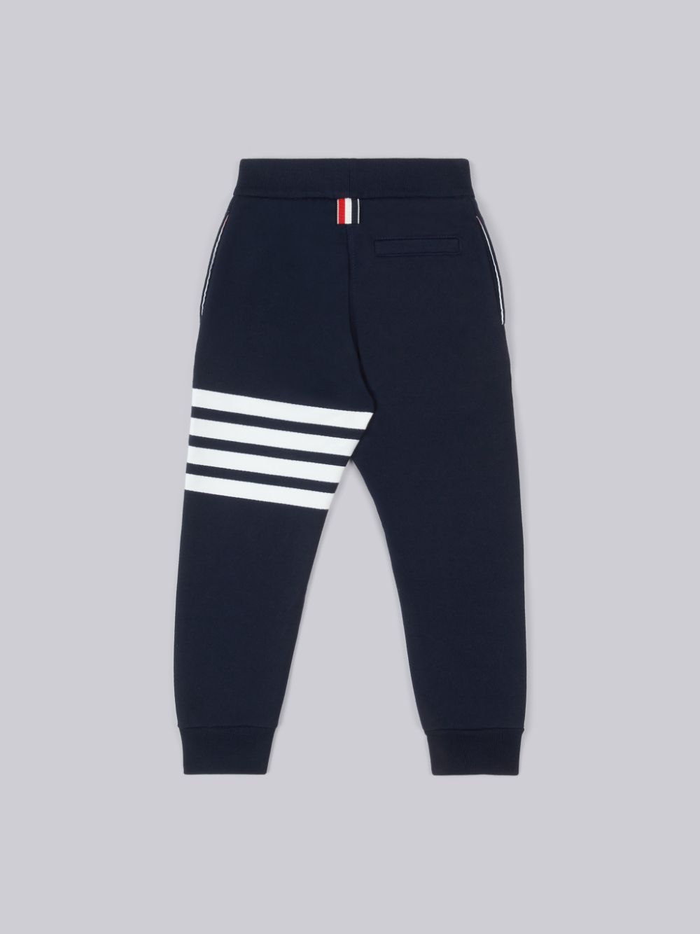 Thom Browne 4-Bar Stripe cotton track Boys's Pants Blue | TOE10A85093