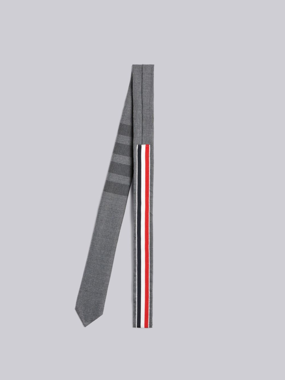 Thom Browne 4-Bar pointed Men Ties Grey | CCV97I57191