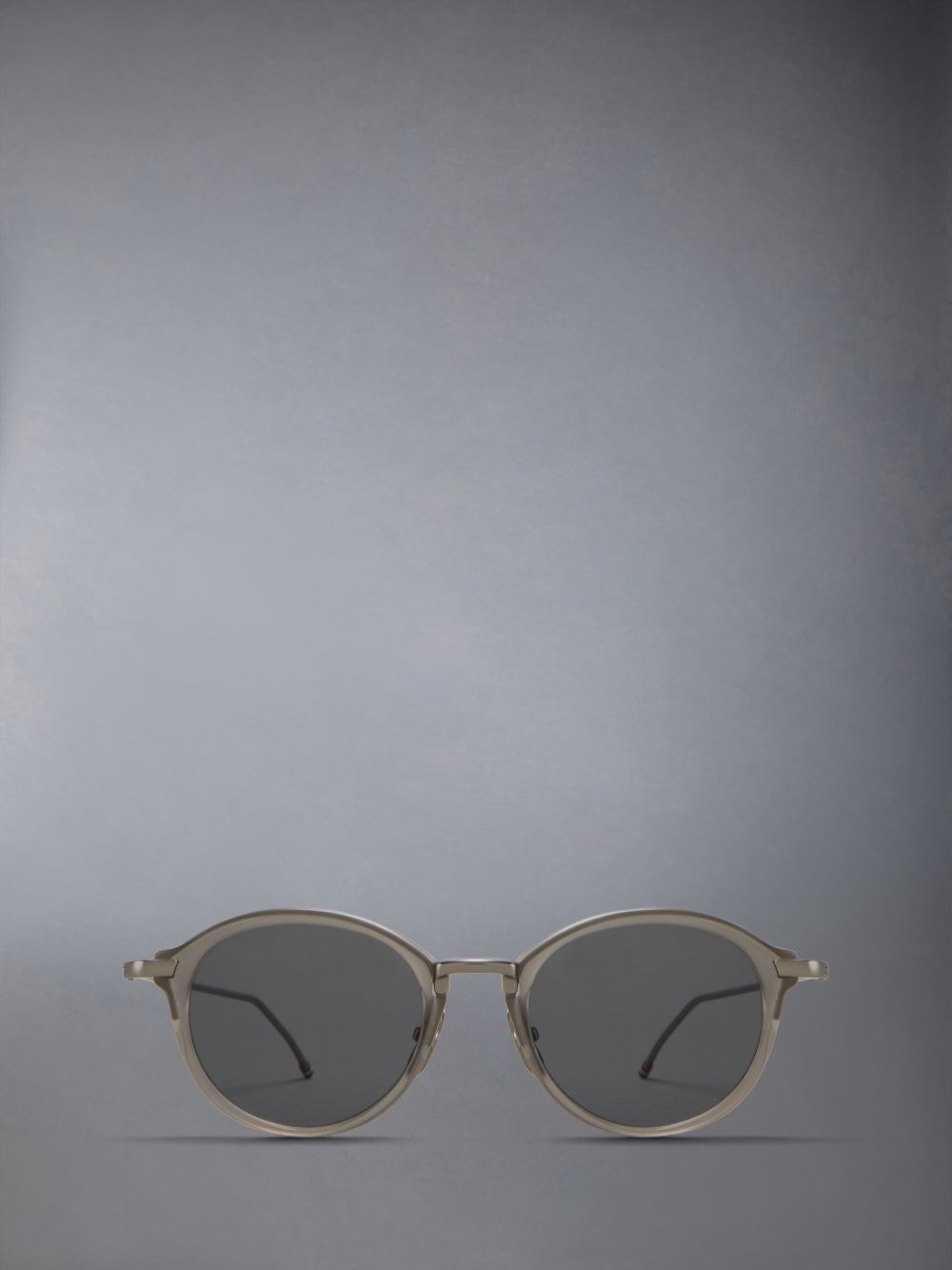 Thom Browne Acetate And Titanium Round Men Sunglasses Grey | RZX43J79369