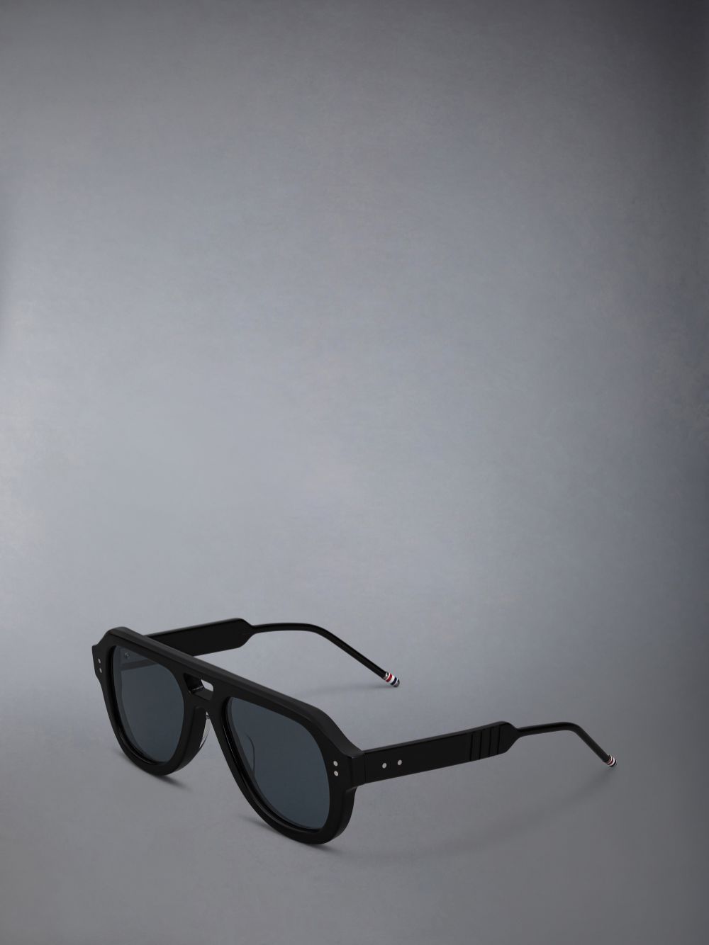 Thom Browne Acetate Aviator Men Sunglasses Black | GCJ99Q32273