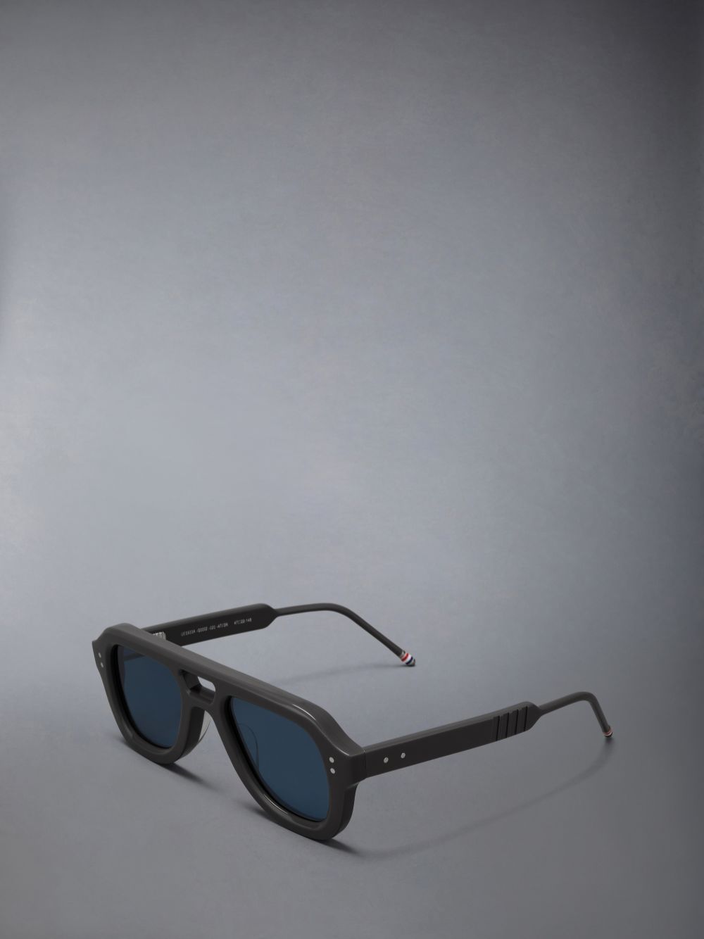 Thom Browne Acetate Aviator Men Sunglasses Grey | EVU45Z50506