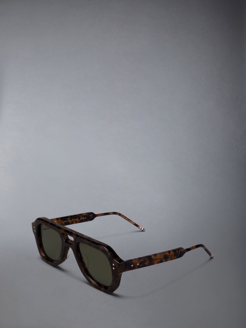 Thom Browne Acetate Aviator Men Sunglasses Dark Brown | JJO79S23264