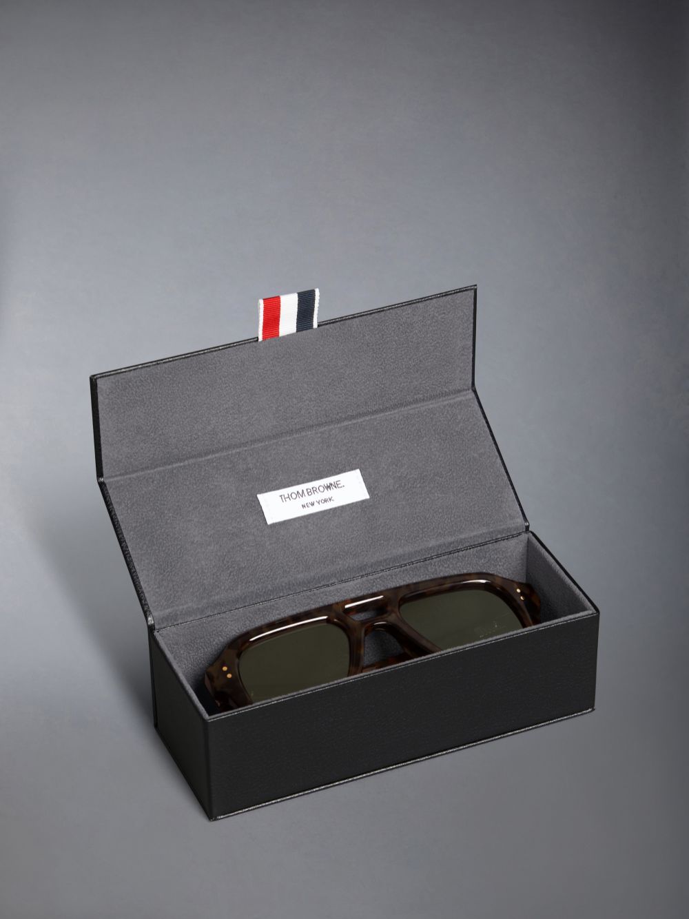 Thom Browne Acetate Aviator Men Sunglasses Dark Brown | JJO79S23264