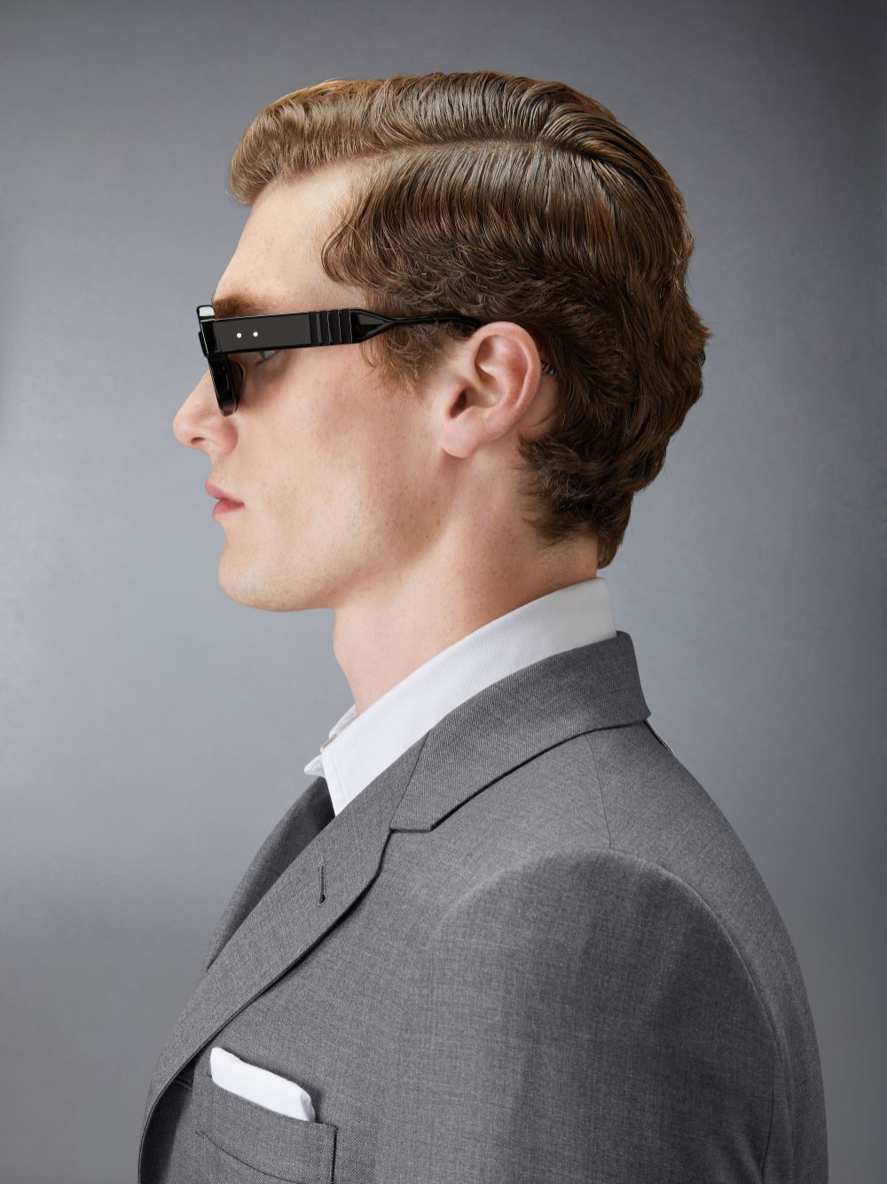 Thom Browne Acetate Cateye Men Sunglasses Black | WCZ27R19307