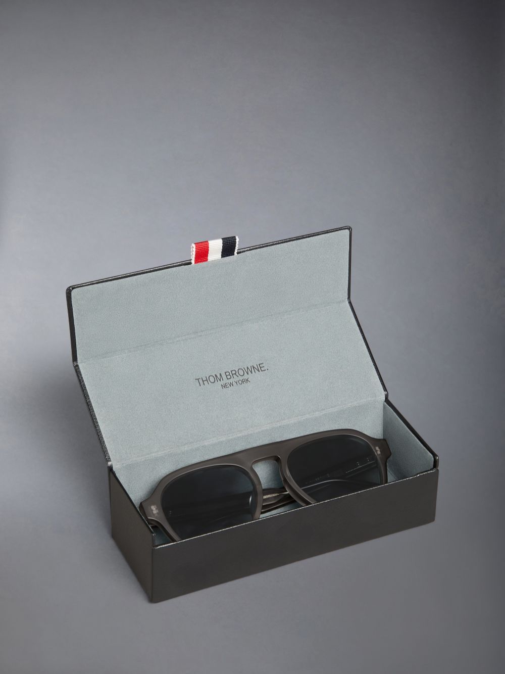 Thom Browne Acetate Oval Men Sunglasses Grey | MJK76G92624