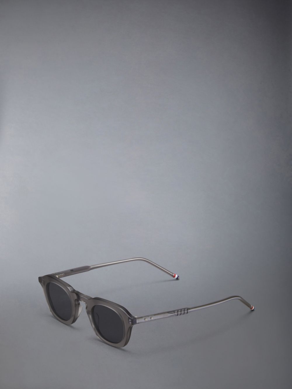 Thom Browne Acetate Oval Men Sunglasses Grey | SIJ69B76792