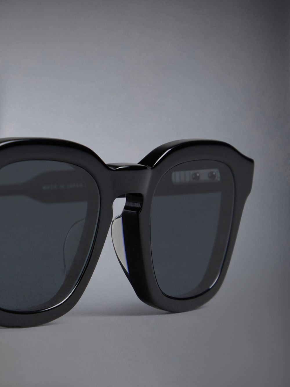 Thom Browne Acetate Rectangular Men Sunglasses Black | XHD68O13694