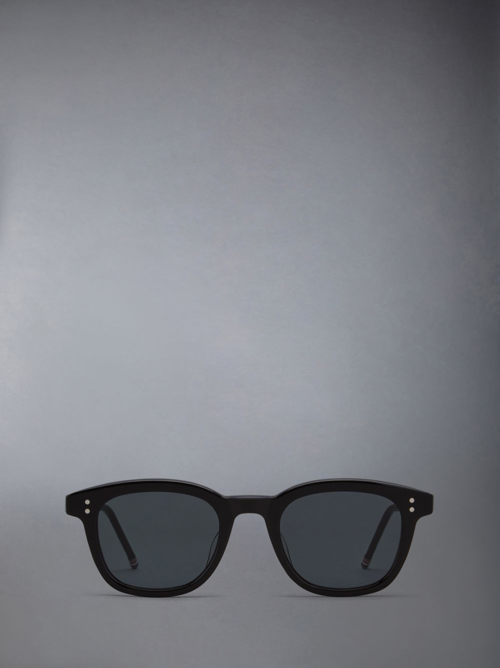 Thom Browne Acetate Rectangular Men Sunglasses Black | TRC08F98860