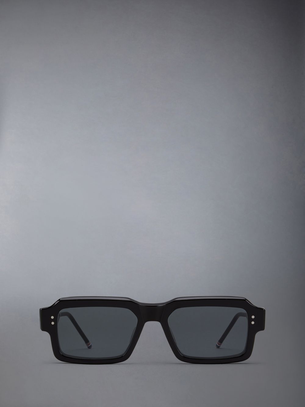 Thom Browne Acetate Rectangular Women Sunglasses Black | XMH04B53194