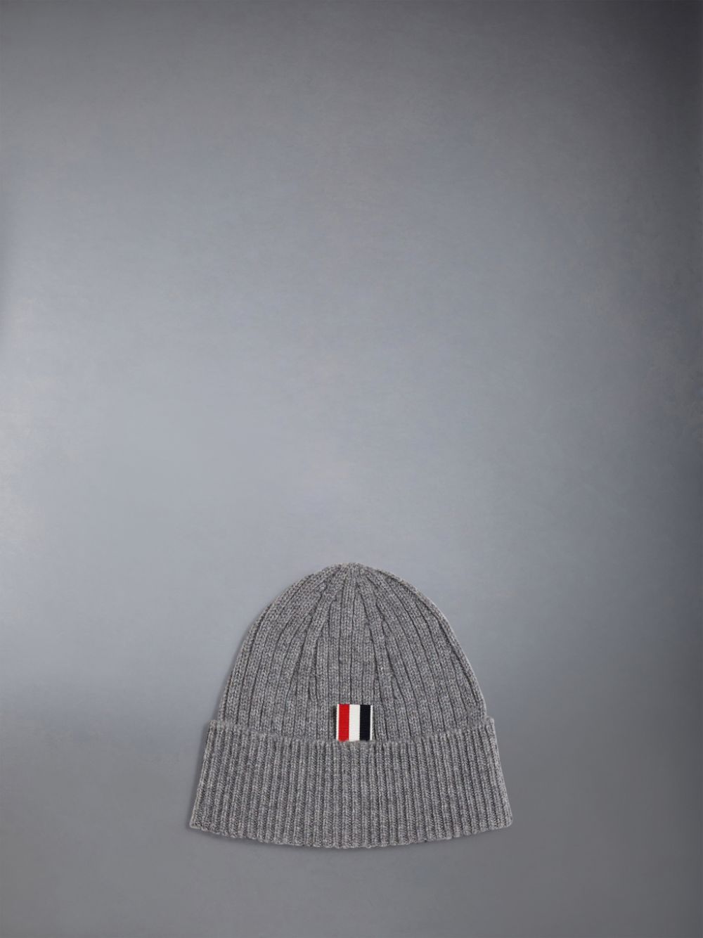 Thom Browne CASHMERE RIB 4-BAR Men Beanie Grey | QOD11A10841