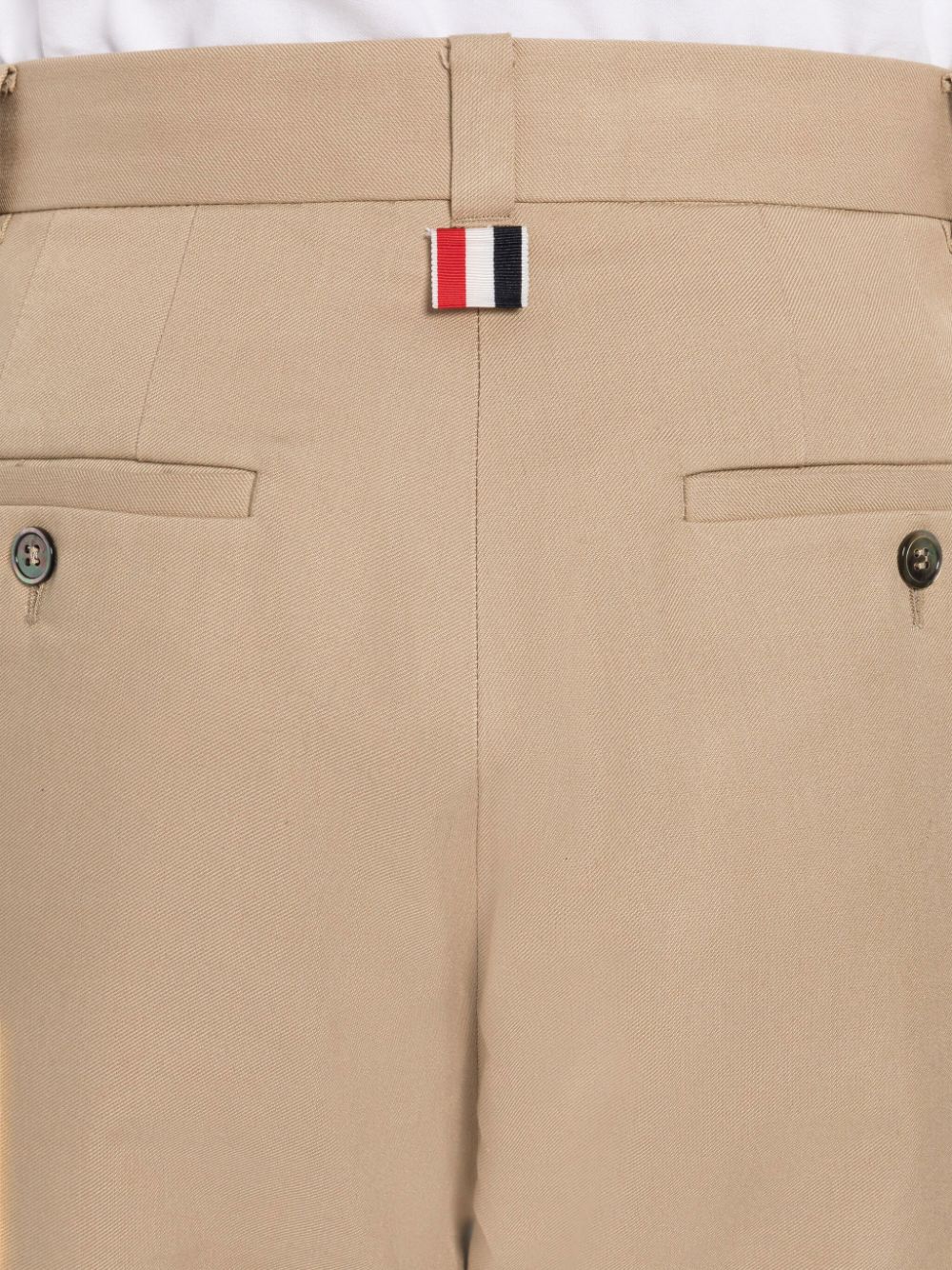 Thom Browne COTTON TWILL DOUBLE WELT POCKET STRAIGHT LEG Men Pants Brown | IPB03V34592