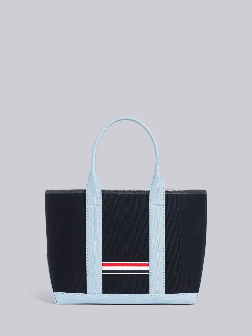 Thom Browne Canvas Interlock Small Tool Men Tote Bags Blue | SMR91H99454