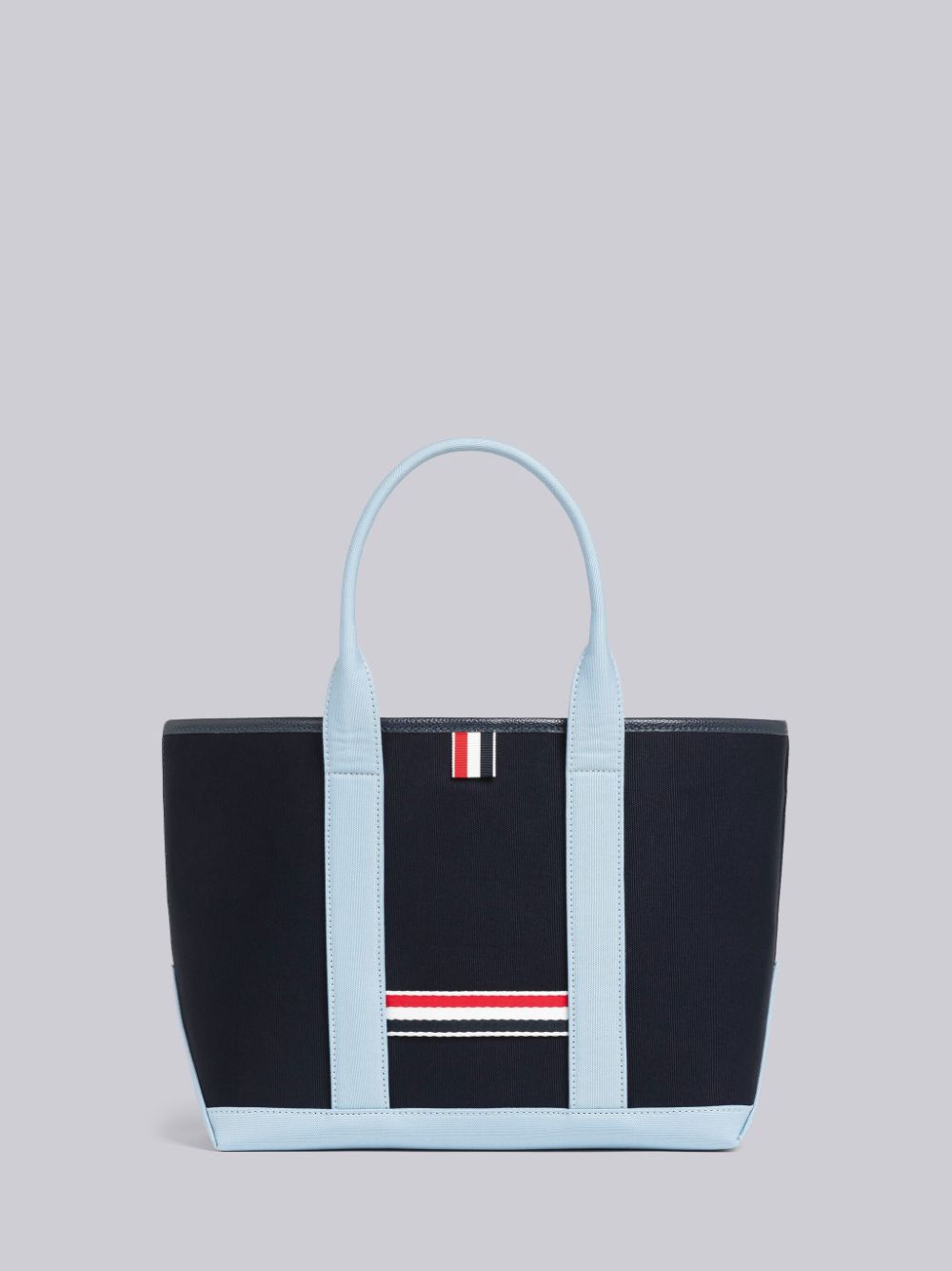 Thom Browne Canvas Interlock Small Tool Men Tote Bags Blue | SMR91H99454