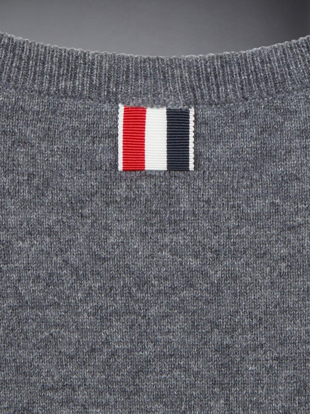 Thom Browne Cashmere 4-Bar Crewneck Boys's Pullover Grey | DOX54Q28070