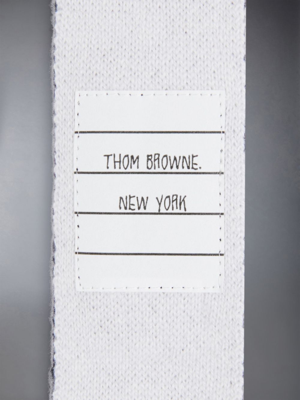 Thom Browne Cashmere Knit 4-Bar Women Ties Navy | ASX54T53969