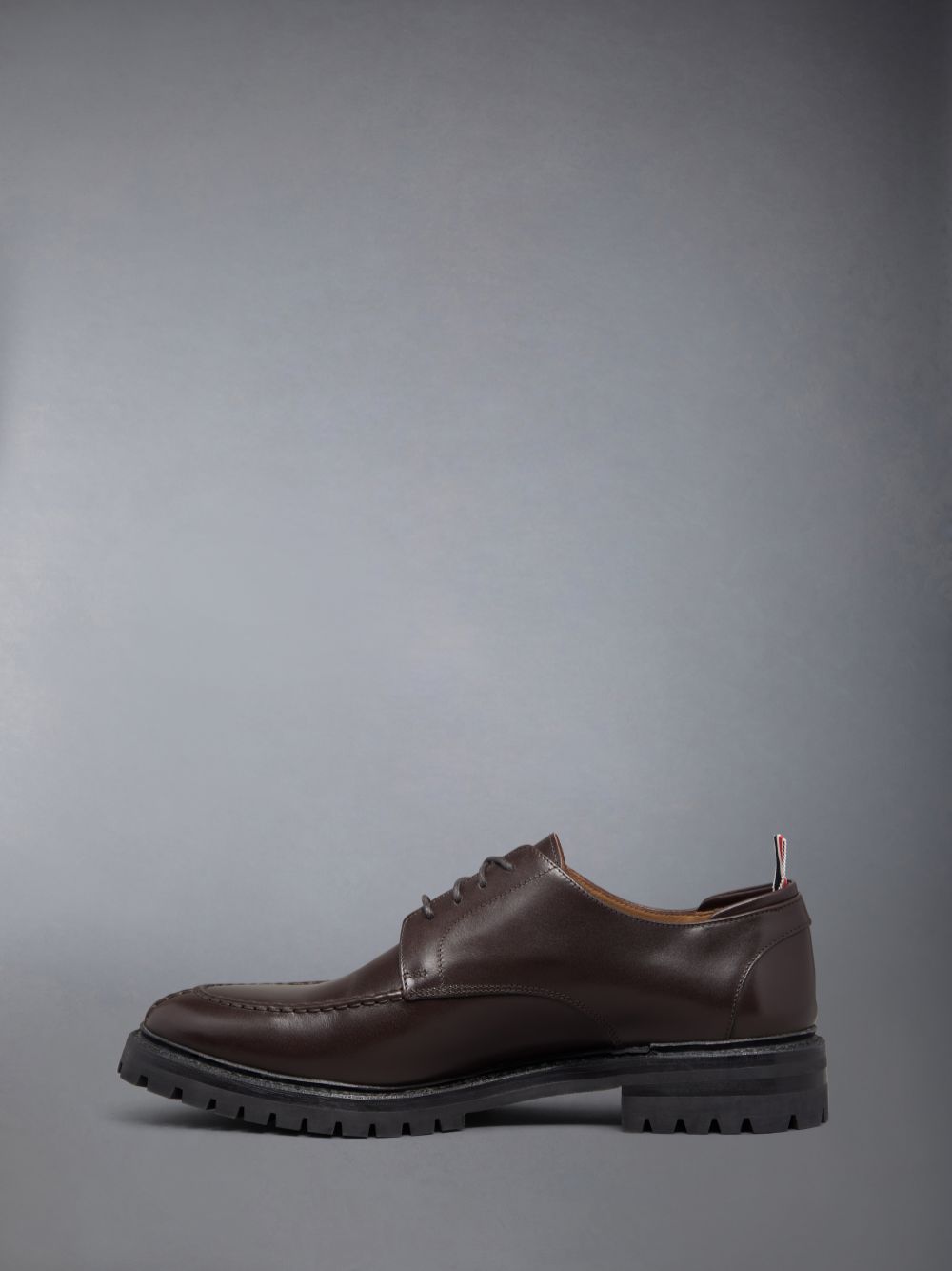 Thom Browne Classic Calf Commando Sole Apron Stitch Derby Men Oxford Shoes Brown | WEN28Y25577