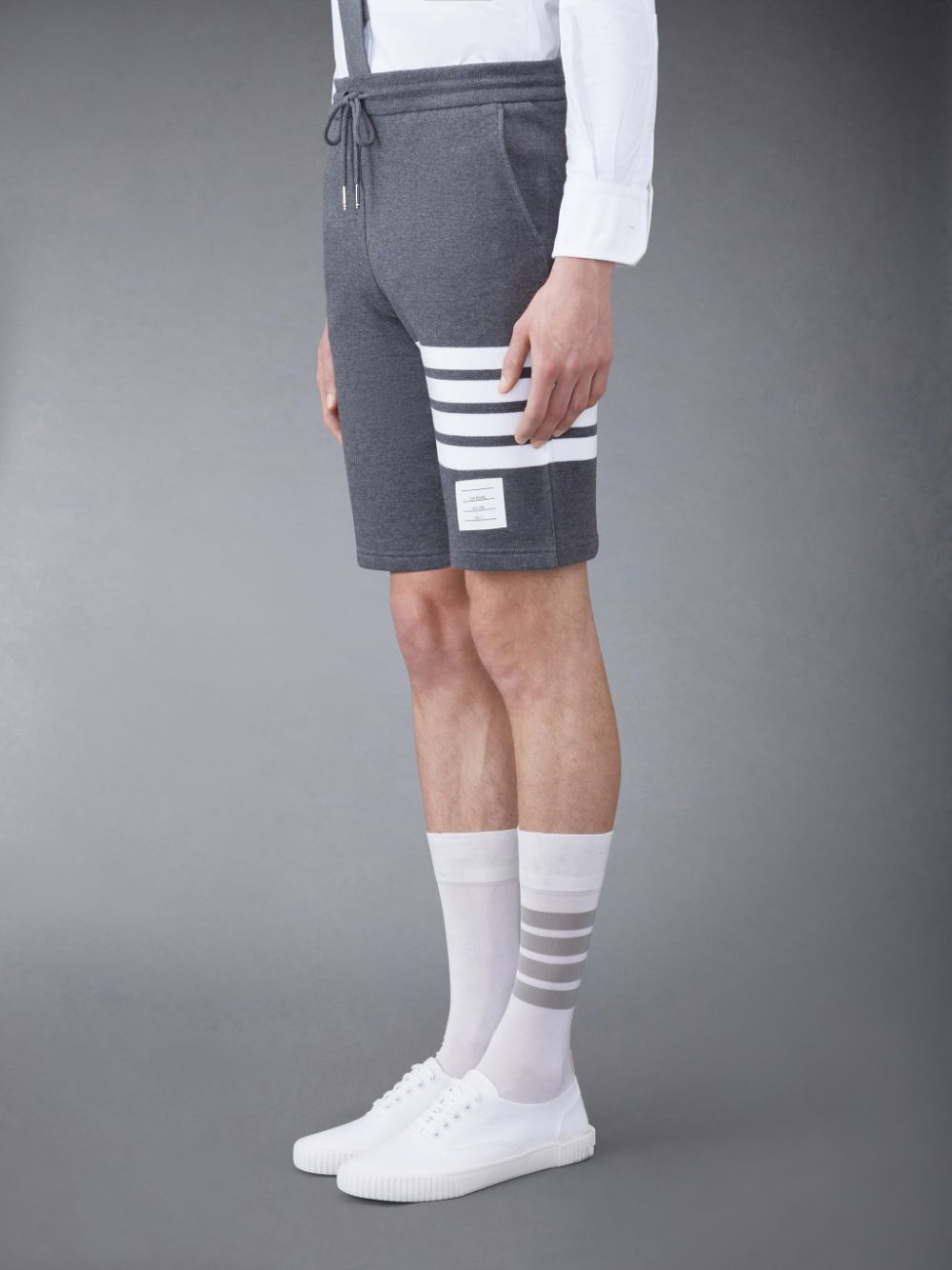 Thom Browne Classic Loopback 4-Bar Men Sweatshorts Grey | AAQ79F34793