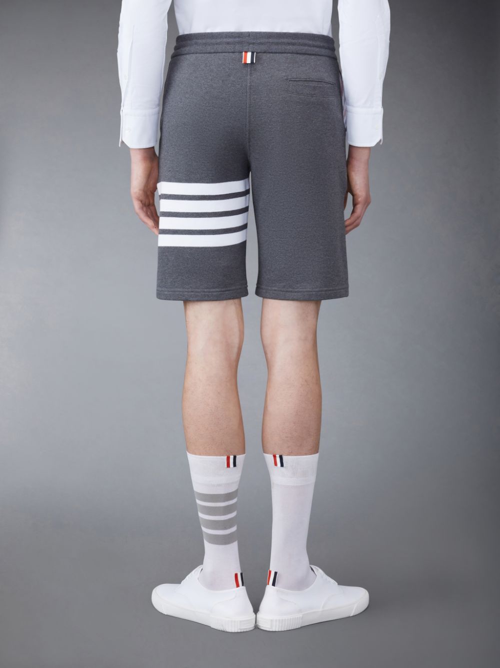 Thom Browne Classic Loopback 4-Bar Men Sweatshorts Grey | AAQ79F34793