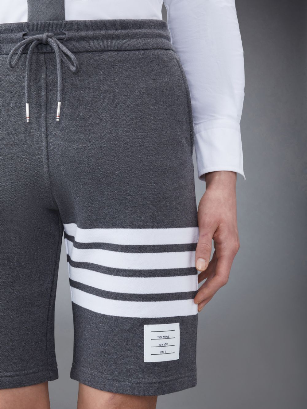 Thom Browne Classic Loopback 4-Bar Men Sweatshorts Grey | AAQ79F34793