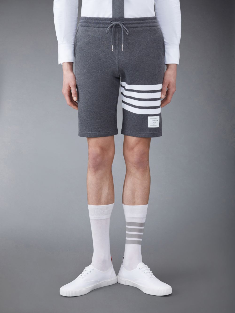 Thom Browne Classic Loopback 4-Bar Men Sweatshorts Grey | AAQ79F34793