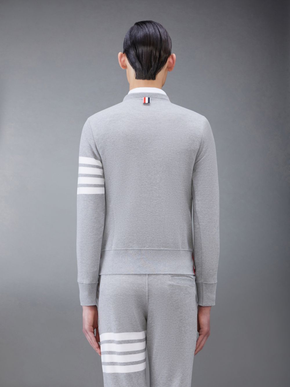 Thom Browne Classic Loopback 4-Bar Men Sweatshirts Grey | JHK92O18188