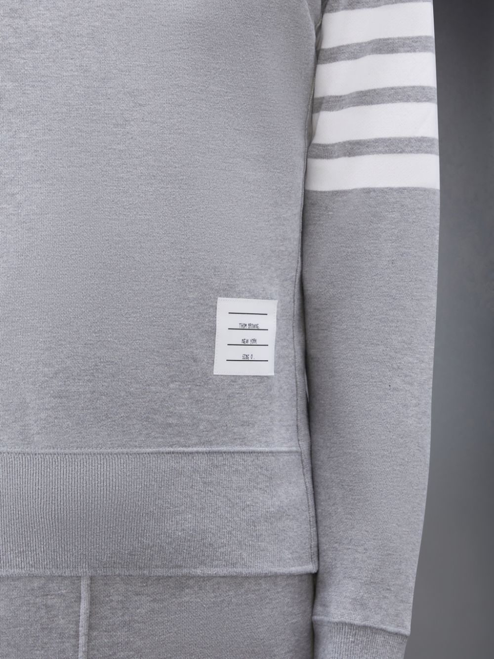 Thom Browne Classic Loopback 4-Bar Men Sweatshirts Grey | JHK92O18188