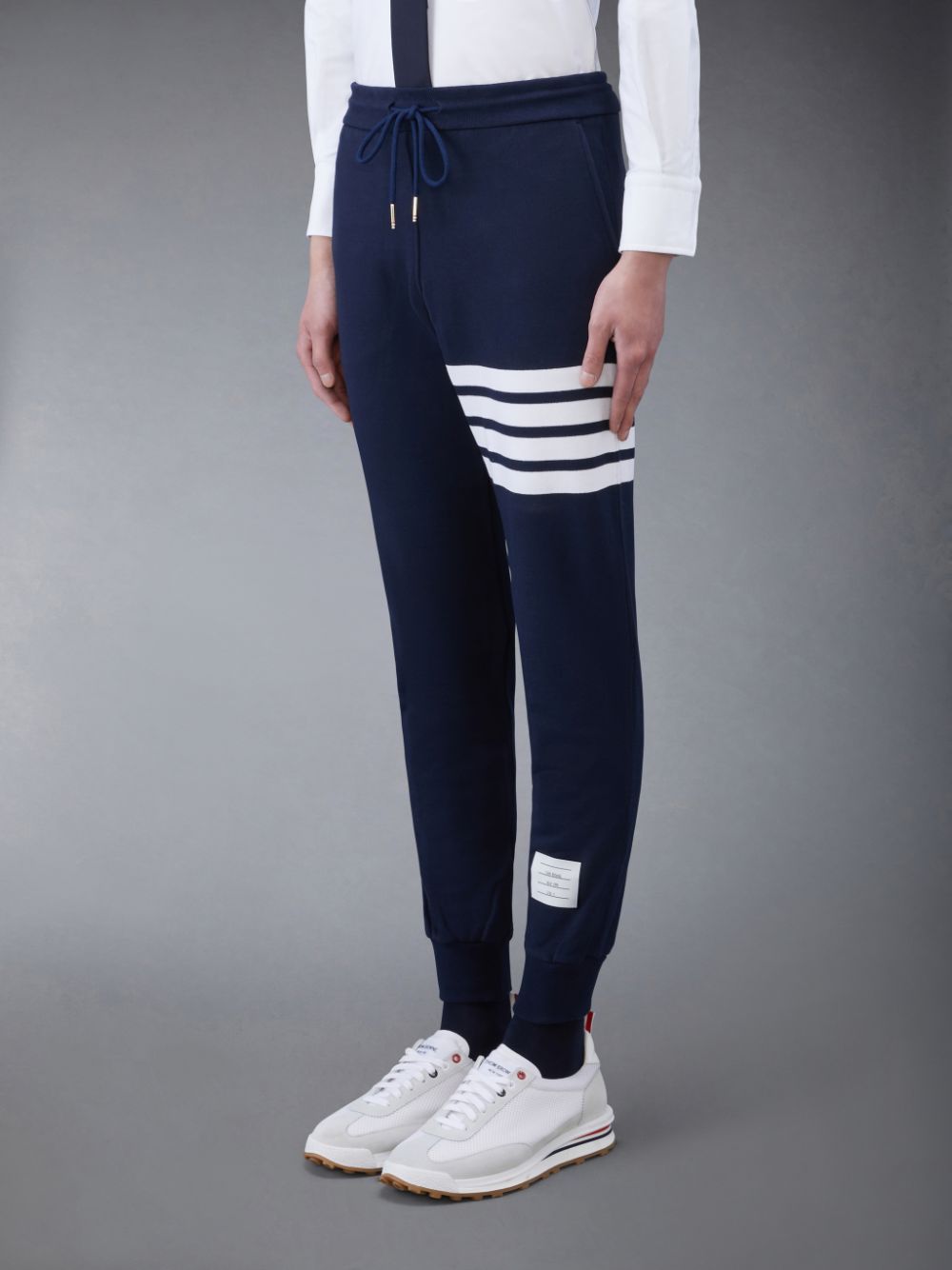 Thom Browne Classic Loopback 4-Bar Men Sweatpants Blue | LAJ23K60200