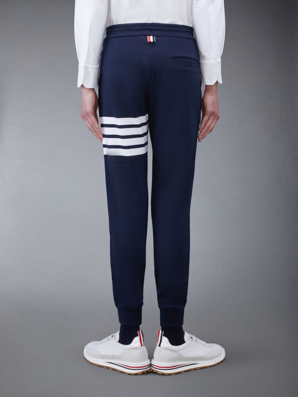 Thom Browne Classic Loopback 4-Bar Men Sweatpants Blue | LAJ23K60200