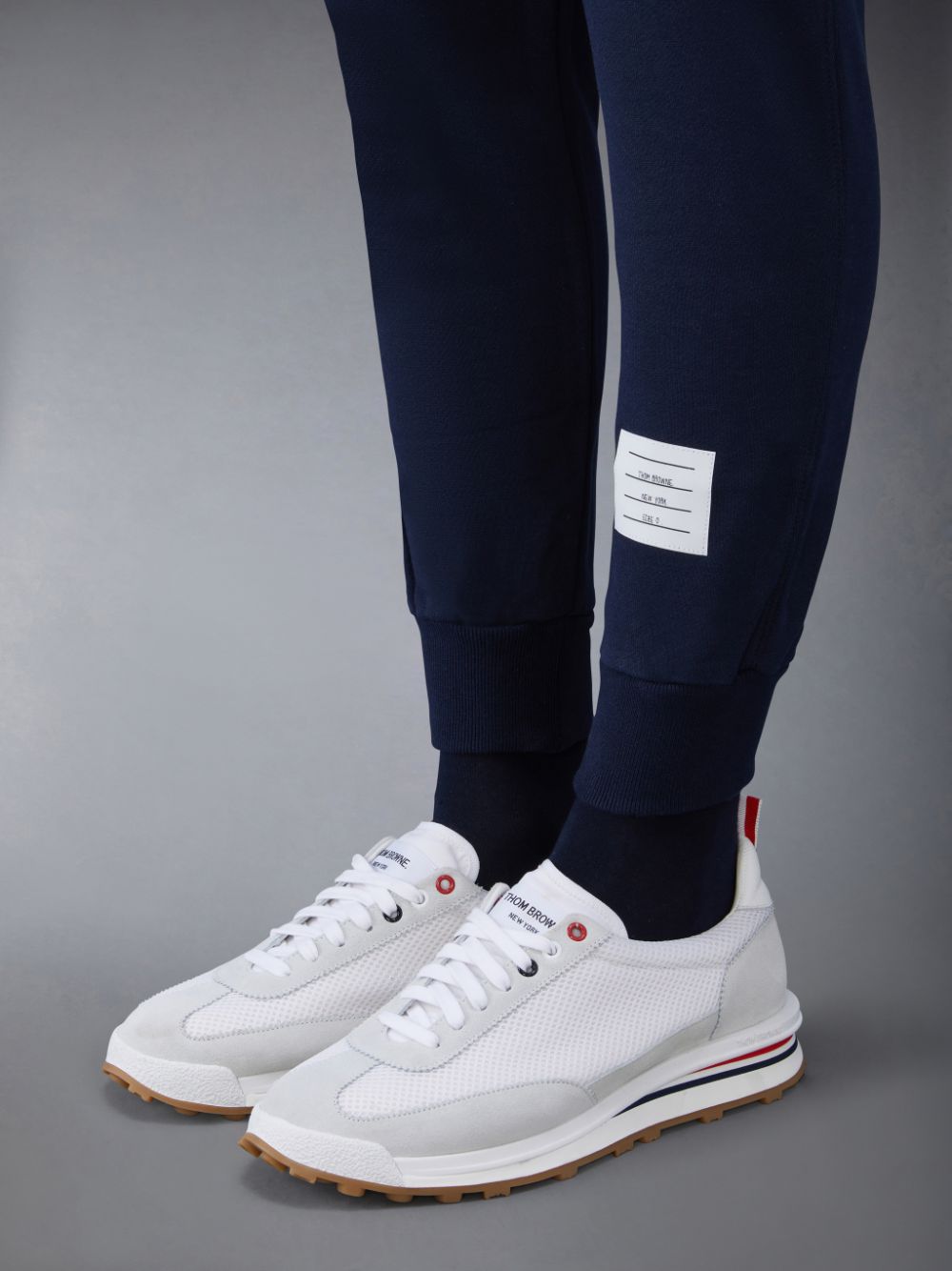 Thom Browne Classic Loopback 4-Bar Men Sweatpants Blue | LAJ23K60200