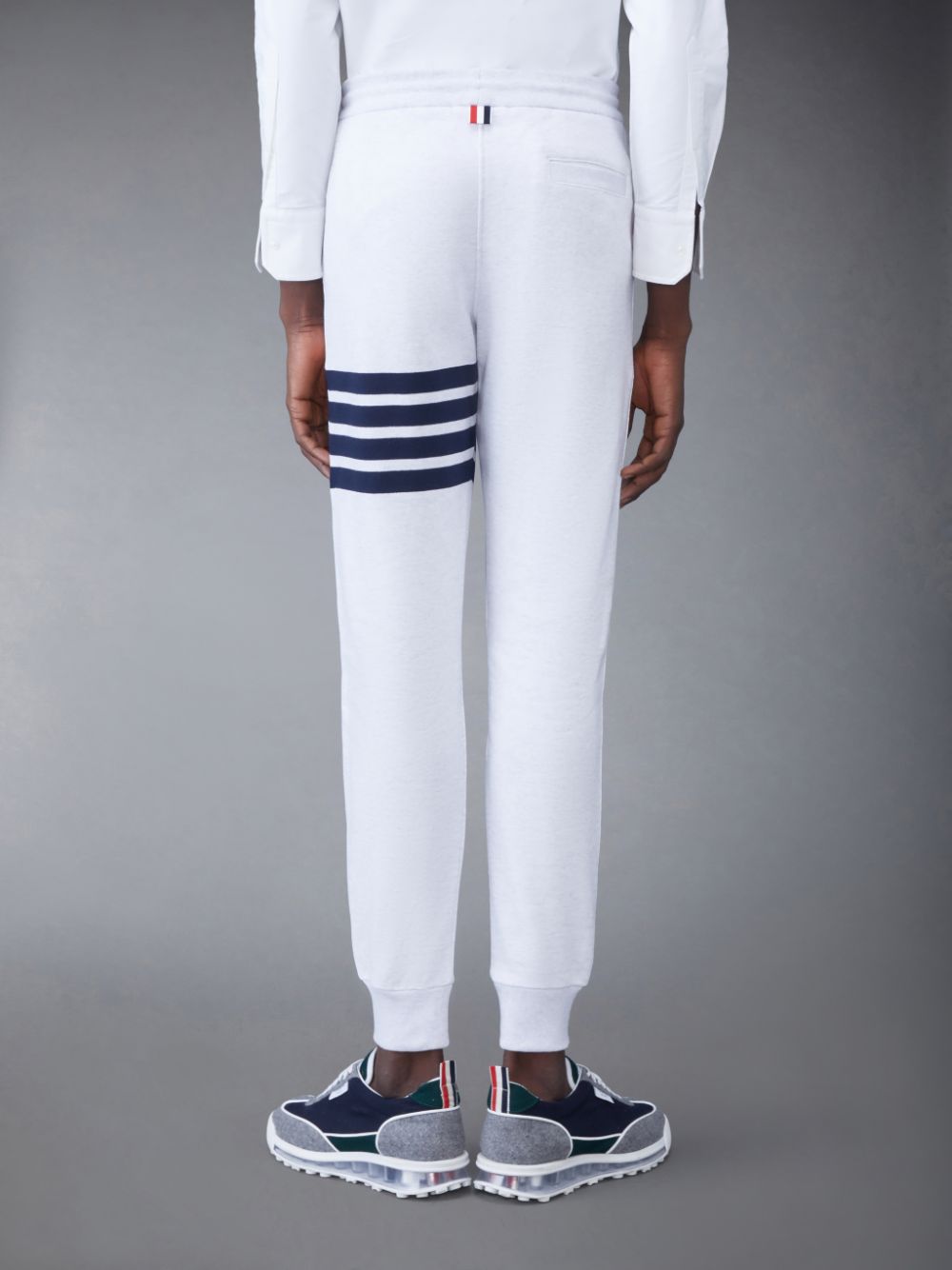 Thom Browne Classic Loopback 4-Bar Men Sweatpants White | SAJ58V67897