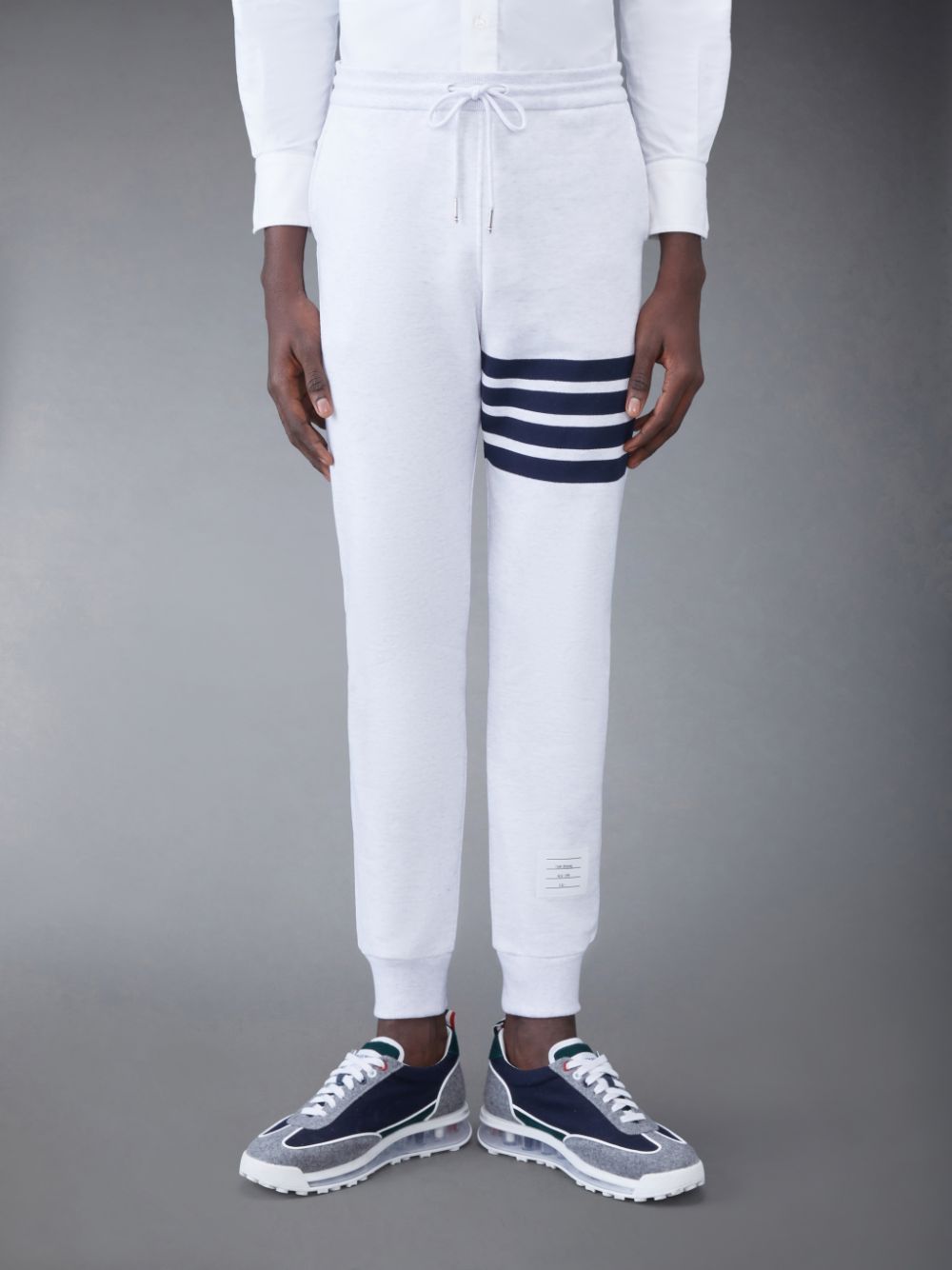 Thom Browne Classic Loopback 4-Bar Men Sweatpants White | SAJ58V67897