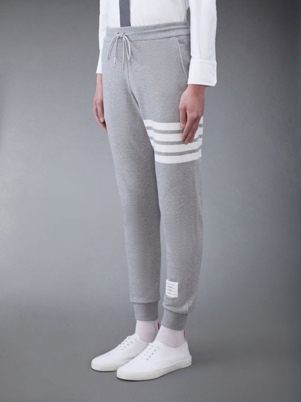 Thom Browne Classic Loopback 4-Bar Men Sweatpants Grey | ACO98K78270