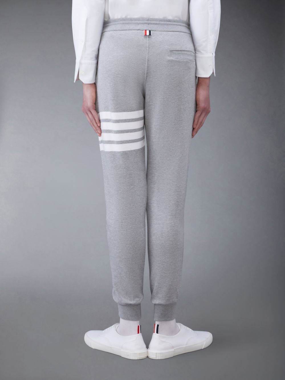 Thom Browne Classic Loopback 4-Bar Men Sweatpants Grey | ACO98K78270