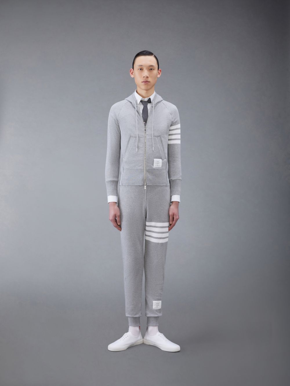 Thom Browne Classic Loopback 4-Bar Men Sweatpants Grey | ACO98K78270