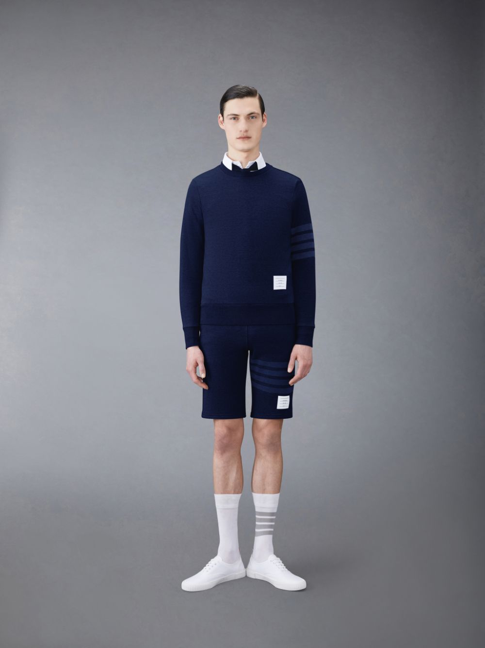 Thom Browne Classic Loopback 4-Bar Men Sweatshorts Blue | ZCS86K42067