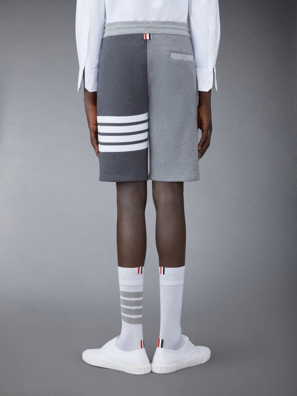 Thom Browne Classic Loopback 4-Bar Men Sweatshorts Grey | ULQ36F93186