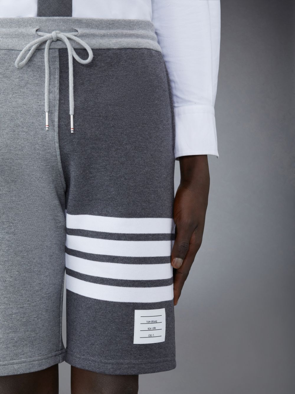 Thom Browne Classic Loopback 4-Bar Men Sweatshorts Grey | ULQ36F93186