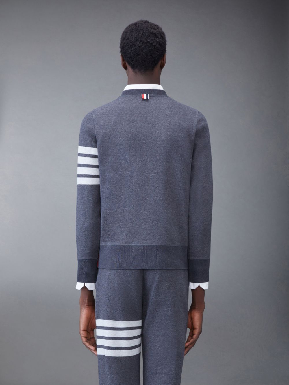 Thom Browne Classic Loopback 4-Bar Men Sweatshirts Grey | MUB70S69213