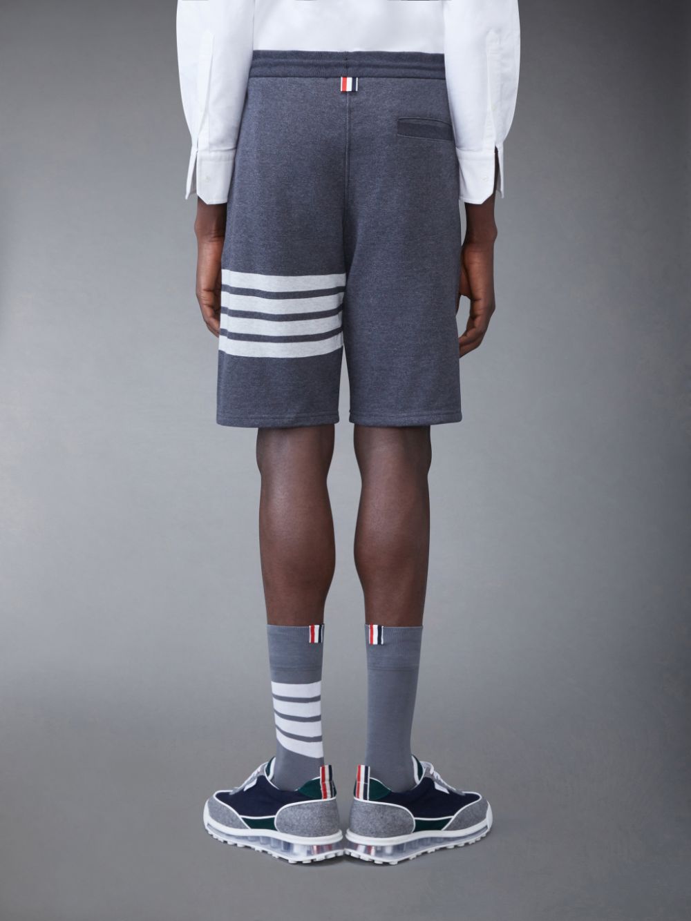 Thom Browne Classic Loopback 4-Bar Men Sweatshorts Grey | ESN51D80028