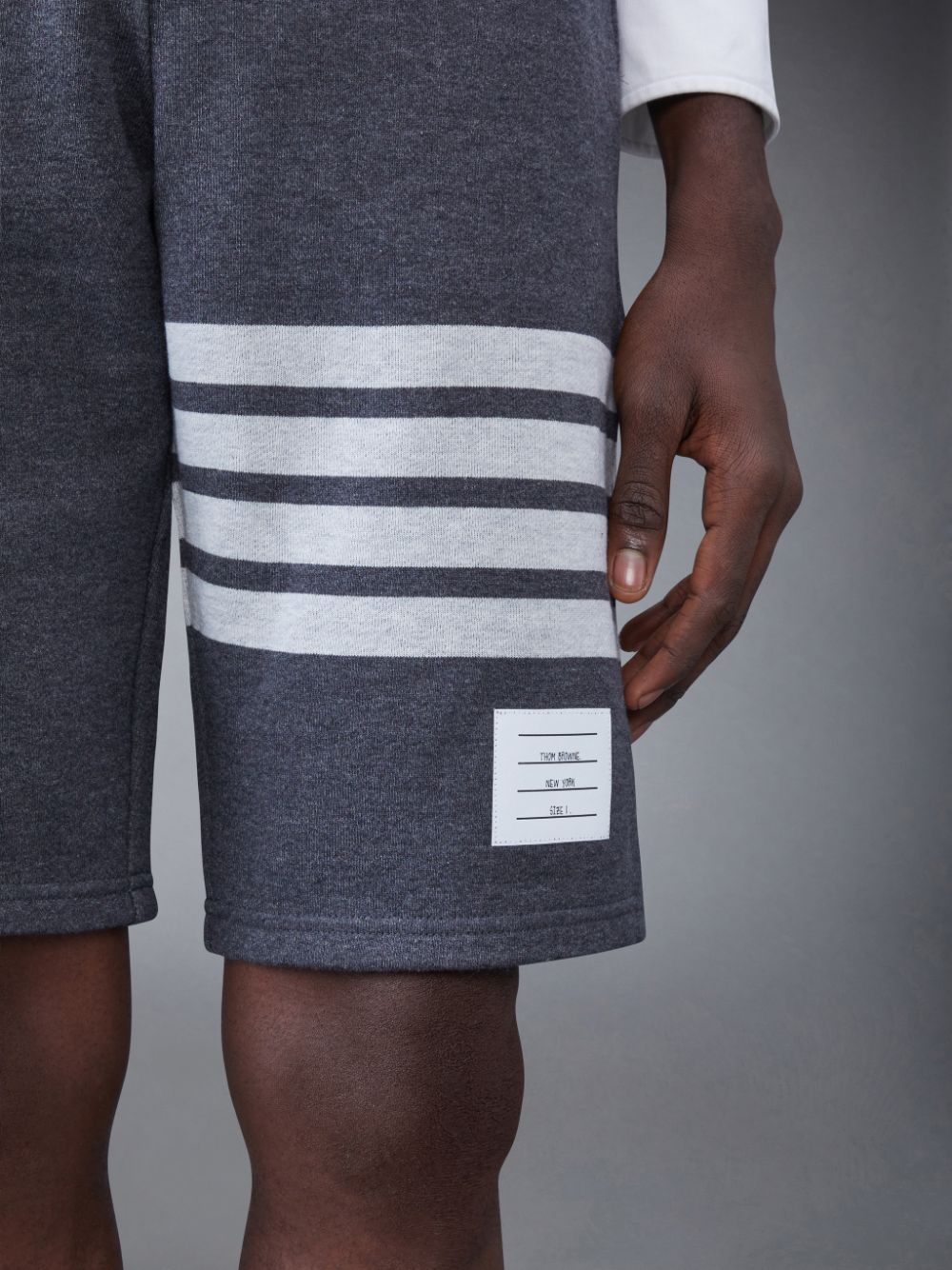 Thom Browne Classic Loopback 4-Bar Men Sweatshorts Grey | ESN51D80028