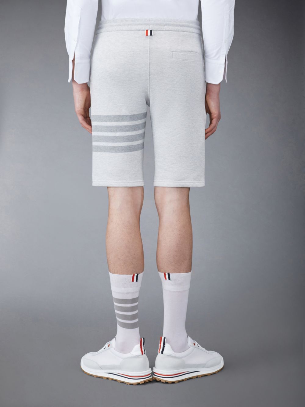 Thom Browne Classic Loopback 4-Bar Men Sweatshorts Grey | CXC96B57431