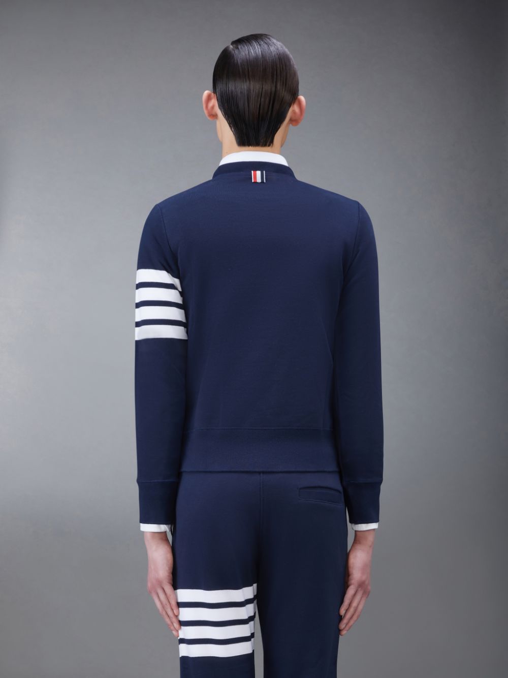 Thom Browne Classic Loopback 4-Bar Men Sweatshirts Blue | NUE41O62610