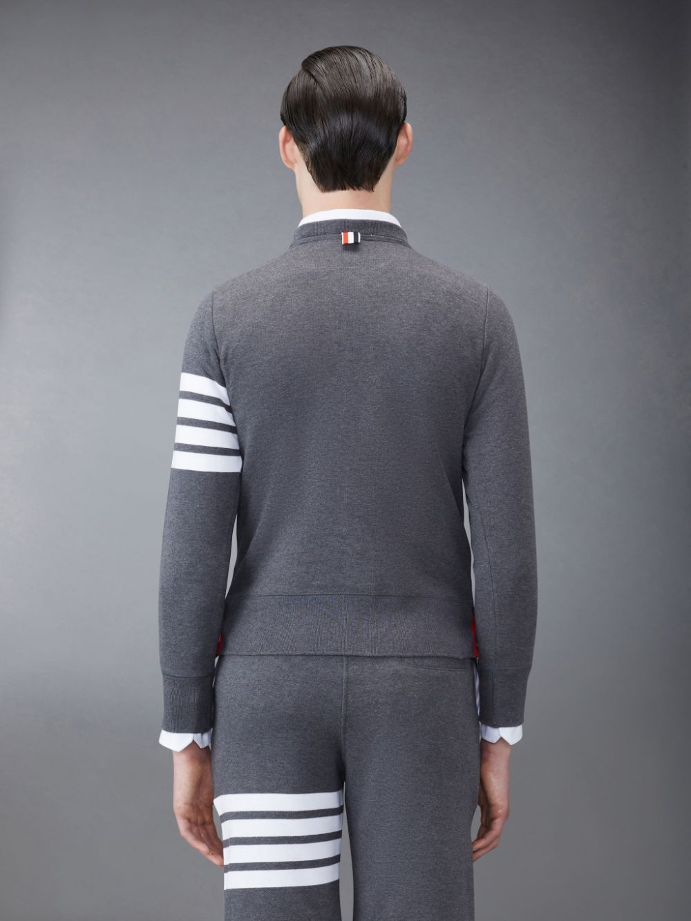 Thom Browne Classic Loopback 4-Bar Men Sweatshirts Grey | PLG84B59438