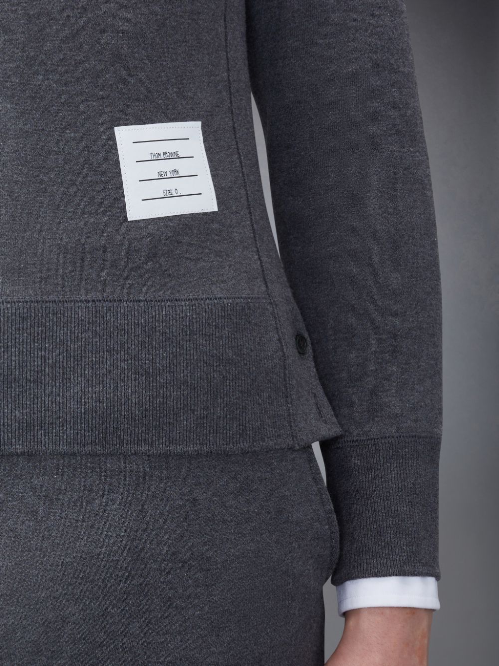 Thom Browne Classic Loopback 4-Bar Men Sweatshirts Grey | PLG84B59438