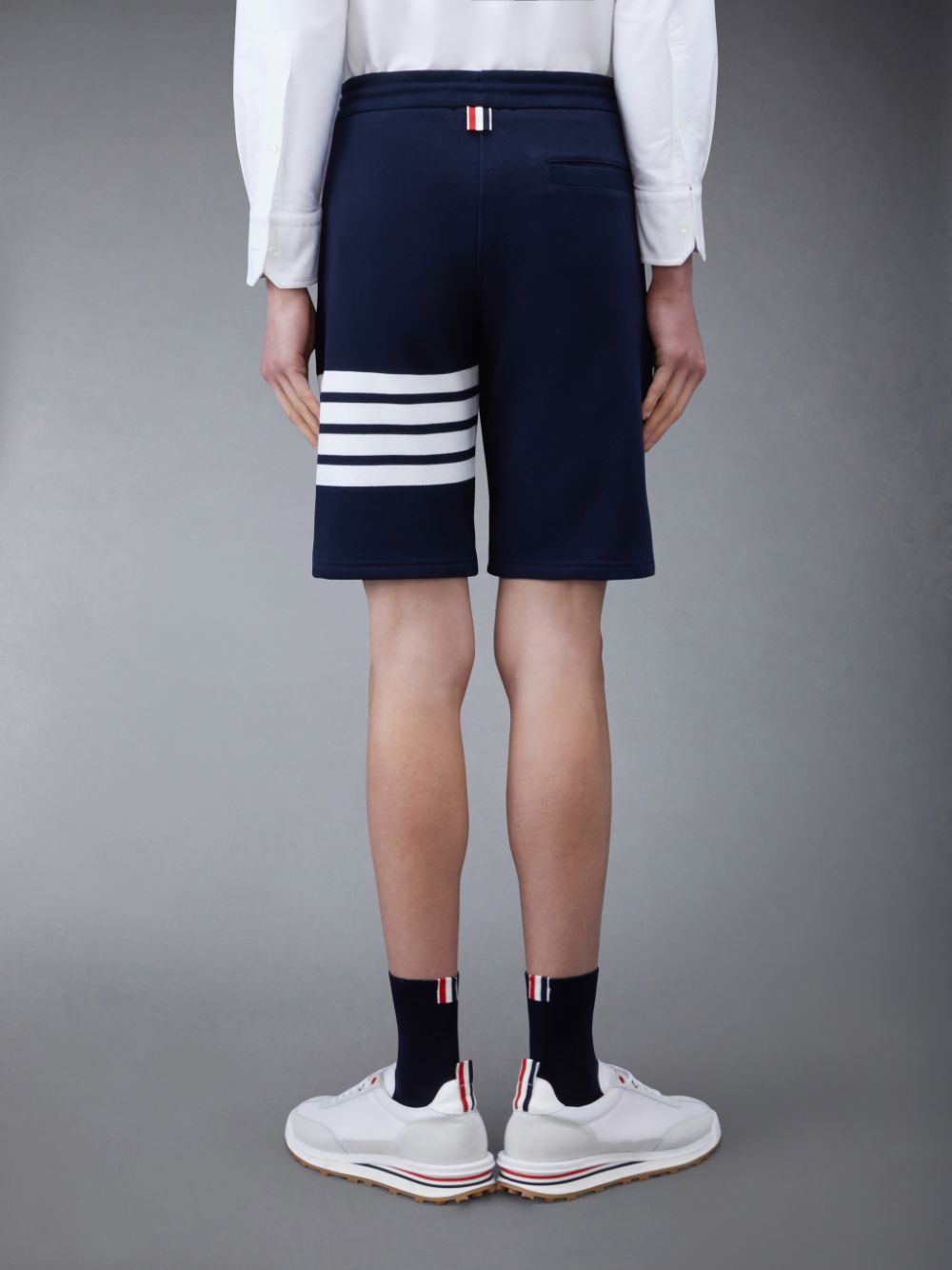 Thom Browne Classic Loopback 4-Bar Men Sweatshorts Blue | HPP40Q80183