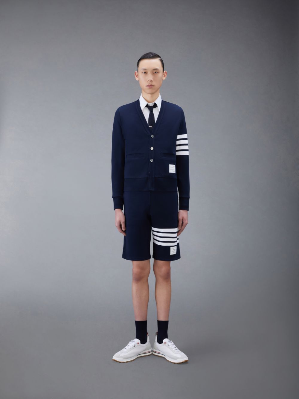 Thom Browne Classic Loopback 4-Bar Men Sweatshorts Blue | HPP40Q80183